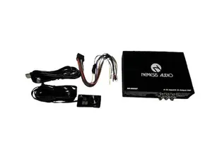 Nemesis Audio NA-68DSP 6 Ch In - 8 Ch Out Digital Signal Processor Bluetooth Android with Remote Control & AKM Chip