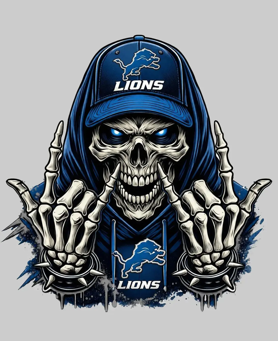 Detroit Lions Decal Sticker Car Truck Wall Mirror Phone Tumbler Bumper Window