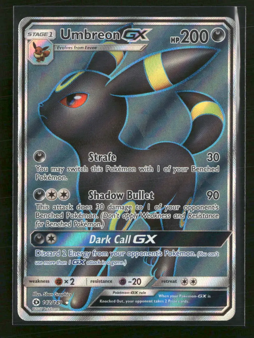 SM Base Set Umbreon GX (Full Art) #142/149