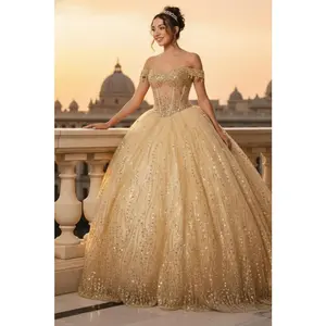 Quince Dress Sweetheart Sleeveless Sequin Ball Dance By Layla K LK264