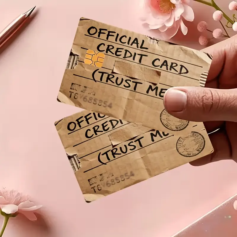 Funny Trust Me Credit Card Skin, Novelty Debit Card Sticker Cover, Waterproof Scratch Resistant Vinyl Wallet Wrap