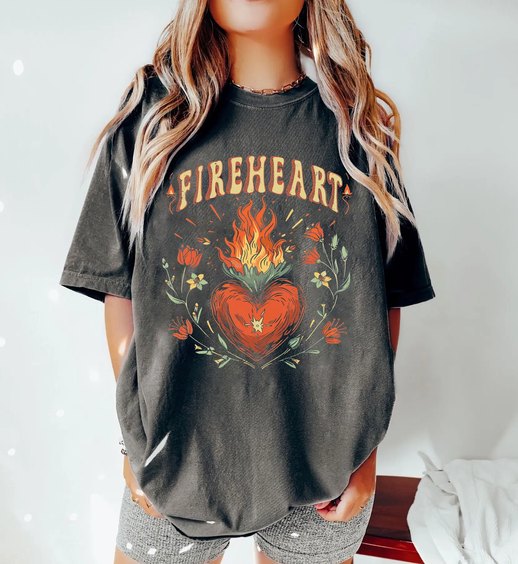 Throne of Glass Comfort Colors Shirt, Vintage Fire-heart Shirt, To Whatever End T-shirt, SJM Quotes, You do not yield T-shirt, SJM Tour Shirt