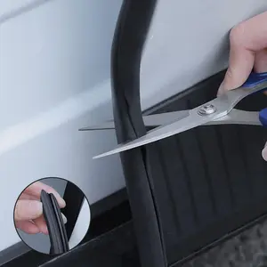 Optimized Car B Pillar Seal Strip Sound Deadening Waterproof Weatherstrip DIY Easy Install Perfect Fit Trim Custom Length OEM Style Upgrade Enhancement