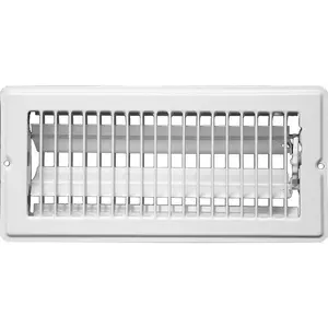 Continental Industries White Floor Register 4 X 10