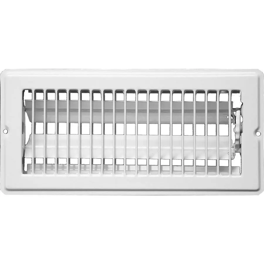 Continental Industries White Floor Register 4 X 10