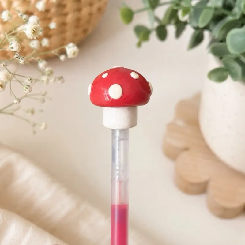 Mushroom Gel Pen Flow Cap