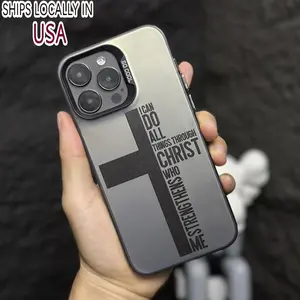 Case for iPhone 16 Pro Max 15 Plus 14 13 12 11 XS XR Trendy Letter Cross Pattern Anti-Scratch Military-Grade Drop Protection Slim Cellphone Cover Silicone Black