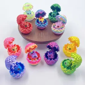 12 Piece 3D Printed Western Dragon & Egg Set, High-Quality Pla Material, Perfect Gift for Parties, Garden, Kitchen, Office, Home Decor