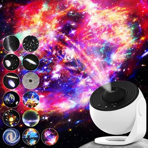 Galaxy Projector Night Light for Bedroom, Home Planetarium Projector Light for Room Decoration with 13 Film Discs, Space Star Projector Lamp for Ceiling, LED Night Light Projector for Kids, Adult, Party, Holiday Gifts