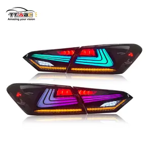 TT-ABC RGB Led Tail Lights For 2018-2024 Toyota Camry LE/SE/XLE/XSE/TRD