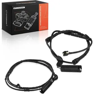 Premium Front and Rear Disc Brake Pad Wear Sensors For E46 Series,323Ci 2000, 323i 1999-2000, 325Ci 2001-2006, 325i 2001-2005, 328Ci 2000, 328i 1999-2000, 2-PC Set