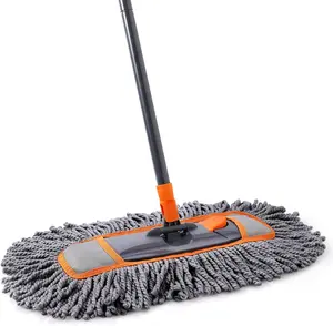 Microfiber dust mop, suitable for cleaning hardwood floors, can be used for both wet and dry purposes, used for cleaning baseboards and floors, and is a household cleaning tool for kitchens and bathrooms