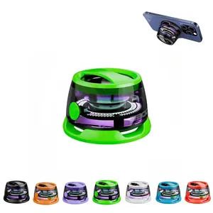 G300 Magnetic Bluetooth-compatible Speaker, Portable Wireless Speaker with Phone Holder, RGB Function Speaker for Camping, Parties and Computer Desktop Use, Audio