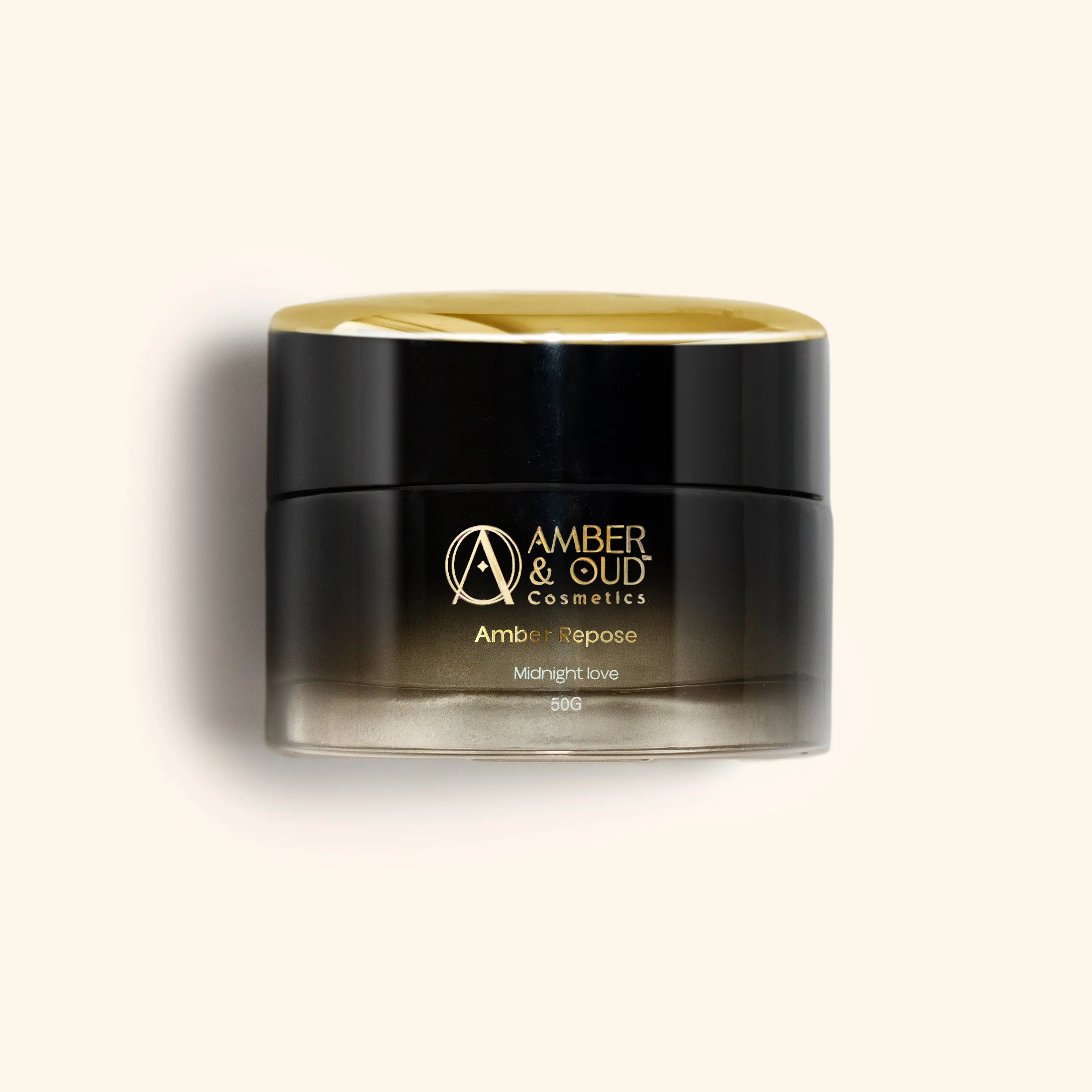 Amber & Oud Cosmetics Amber Repose Overnight Facial Moisturizer with Vitamin E & Jojoba Oil, Daily Evening Moisture Calendula Carrot