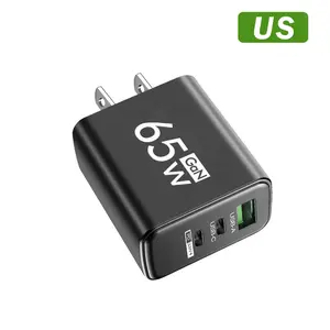 Total 65W USB C Charger PD Fast Charging USB Type C Charger Quick Charge Mobile Phone Adapter for IP//hone Xiao//mi Hua//wei for Phone