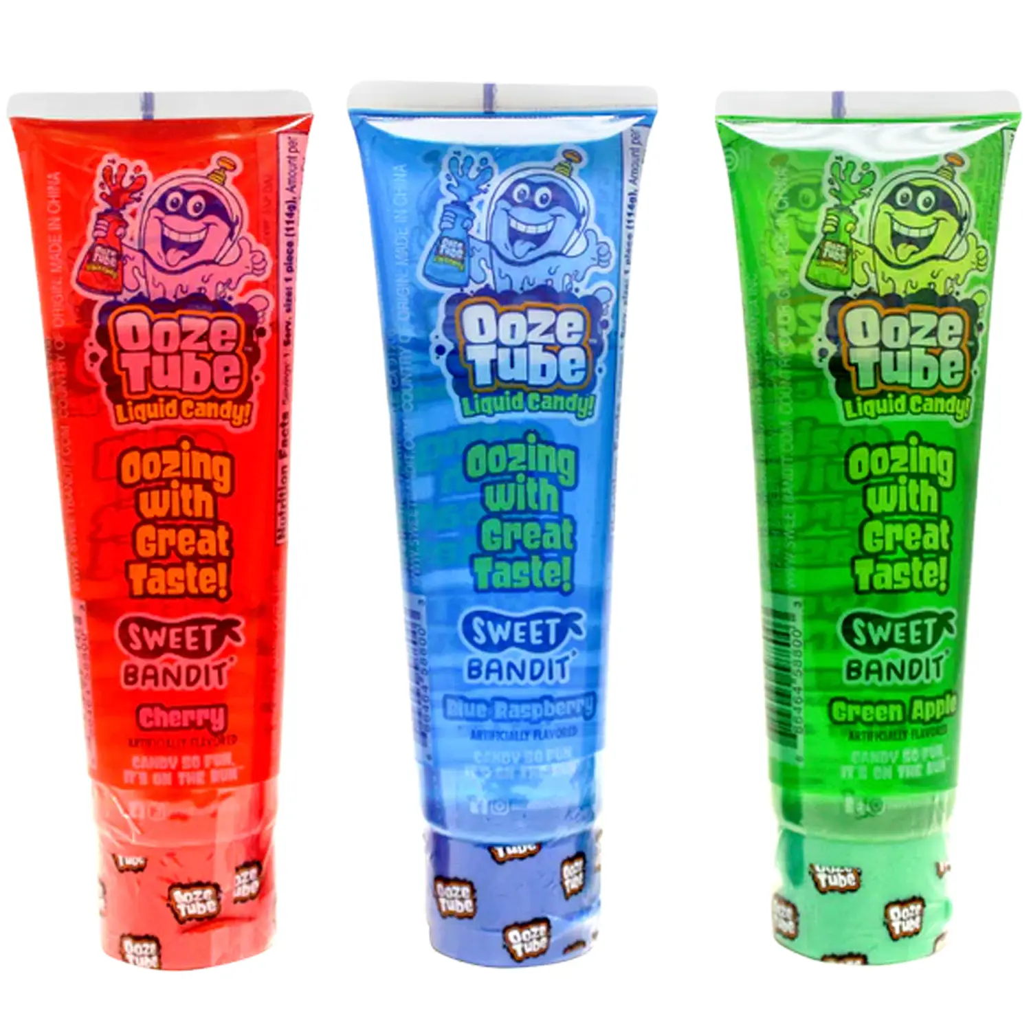 Ooze Tube Liquid Candy, Nostalgic Candy, 90s Candy Snack, 4oz Candies Sweet