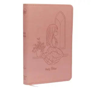 Nrsvce, Precious Moments Bible, Pink, Leathersoft, Comfort Print: Holy Bible -- Catholic Bible Press - Bible