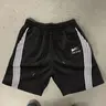 Unisex Letter Graphic Track Shorts, Regular Fit Casual Street Sporty Streetwear Comfy Breathable Athletic Shorts for Summer, Unisex Bottoms for Daily Wear, Breathable Elastic Shorts, Fashionable Summer Shorts, Streetwear Sports Shorts
