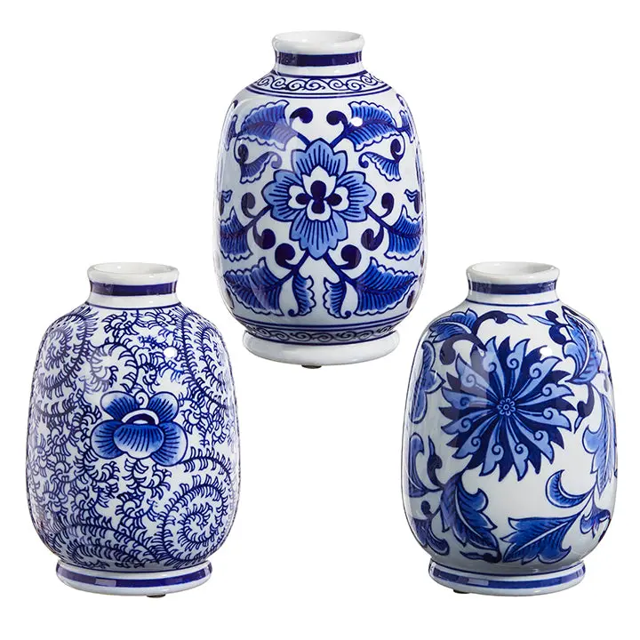 Chinoiserie Bud Vase