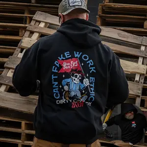 Can't Fake Work Ethic Hoodie, Independence Theme Tee, Street Style Outfit, 100% Cotton Unisex T-shirt, Menswear Clothing, Clothing for men, Gift for Boyfriend, Best Gift for Father day