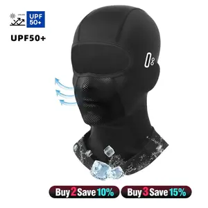Summer Cooling Balaclava with Glasses Holes - Sun Protection Shiesty Mask for Men & Women - Breathable Mesh Face Mask for Motorcycle, Cycling, Work & Outdoor