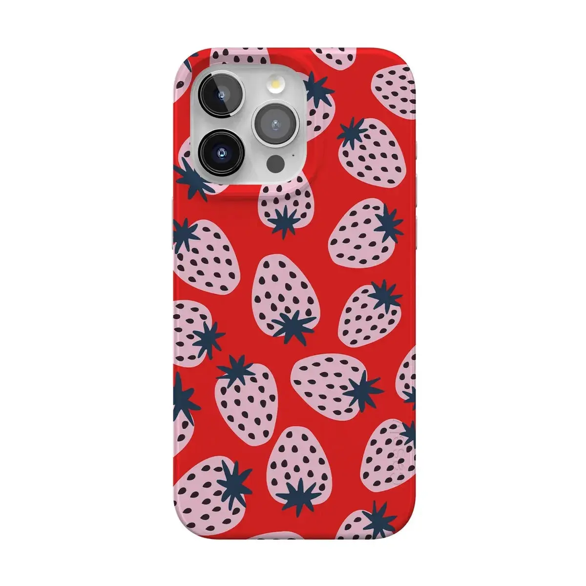 Casely iPhone 15 Pro Max Case | I'd Pick You | Red Strawberry | Compatible with MagSafe | Classic Ultra Thin Design
