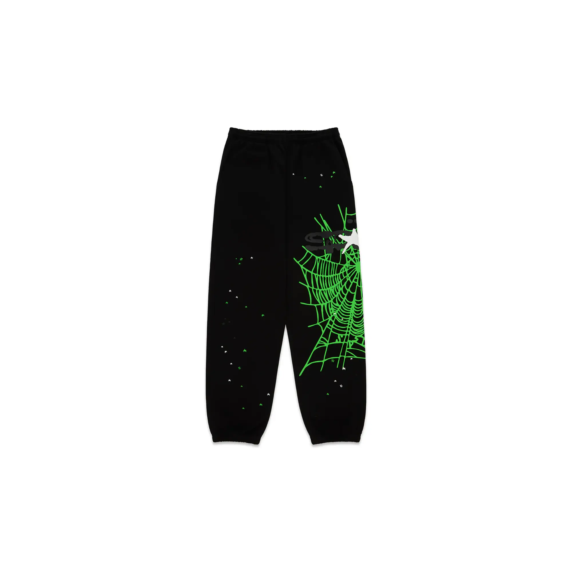Heavy Web Sweatpants "Black / Green" SP5der217