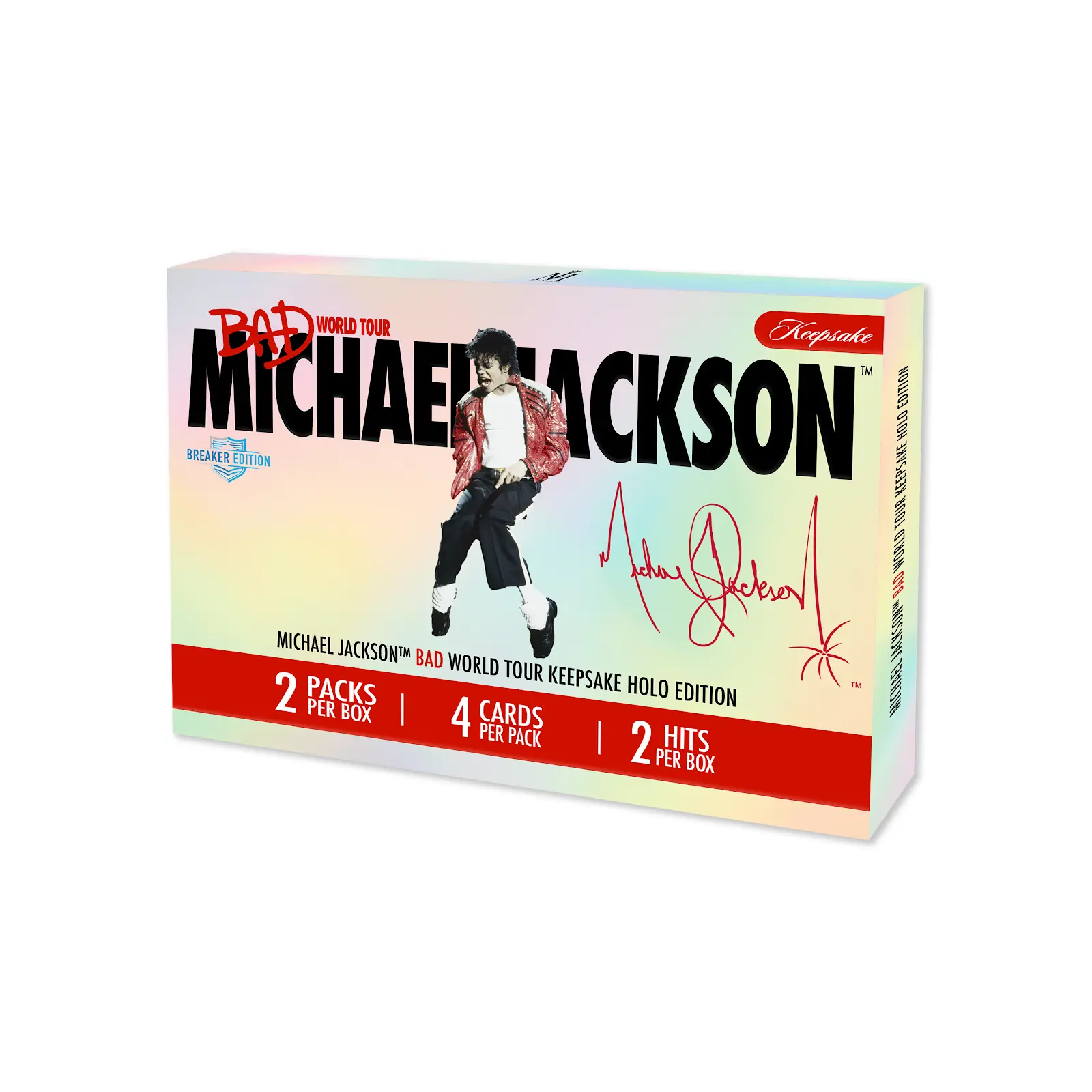 Michael Jackson Bad World Tour Holo Breakers Box