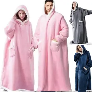 Ultra-Soft Hooded Bathrobe Set, Warm & Cozy Design for Couples, Ideal for Home Use, Winter Essentials, Travel-Friendly Comfort