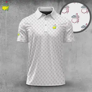 America The Masters Pattern 2026 Golf Polo Shirt Fan-made Short Sleeve Golf Print Outdoor