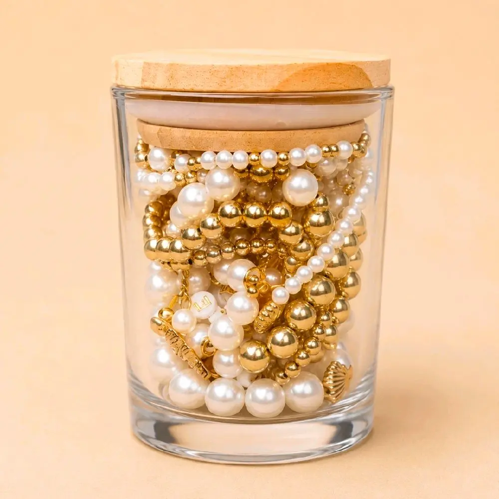 "Golden Tide" jewelry jar