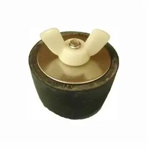 Technical Products SP-207 No. 7 Rubber Plug- Stainless Screw & Nylon Wing Nut