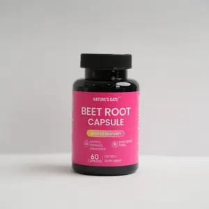 NATURE’S GATE Beet Root Extract Hard Capsules Supports Endurance & Athletic Performance | Dietary Supplement