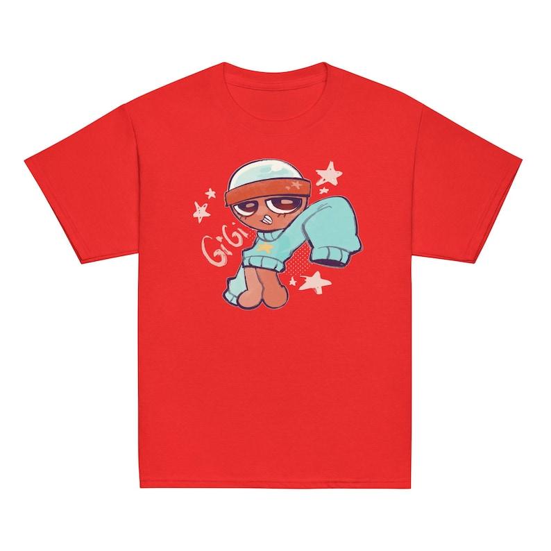 [Sale Up To 50%] Roblox Dandys World Character Gigi Unisex Youth 100% Cotton T-Shirt, Video Gamer Boys Girls Birthday Gift Present