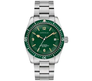 Caravelle x Kevin O'Leary by Bulova Green Sea Hunter Automatic Watch