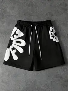 Men'S Casual Print Shorts, Loose And Stylish Comfortable Four-Inch Shorts for Vacation And Outdoor Beach Activitie