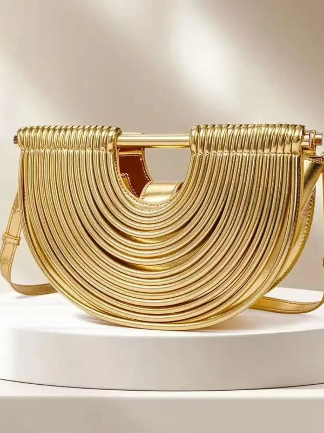 Luxurious Handbag for Women, Elegant PU Evening Bag with Clasp Closure, Perfect for Weddings and Formal Events, Fashionable Crossbody Purse, Fashion Bags