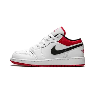 Air Jordan 1 Low GS "White / Gym Red" 553560 118