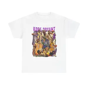 Kobe Bryant Collage Tee | Basketball Legend Graphic T-Shirt