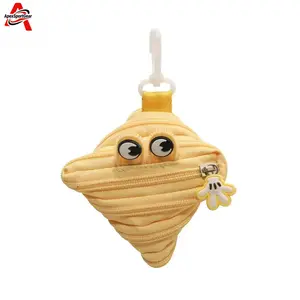 ApexSportGear Cute Mini Monster Zipper Charm Pendant, Creative Trendy Keychain for Women, Portable Small Bag Charm for Coin Lipstick Earbuds & Keys, Fun Personality Daily Bag & Purse Accessories