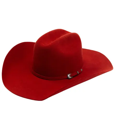 Serratelli Unisex 2X Wool Felt Cowboy Hat - Pwstars5red4.25