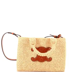 Pre-owned Celine Raffia Tote Bags REBAG Cabas Thais Tote Small by Rebag