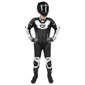 Cortech Revo Sport Air Men's 1-Piece Leather Suit - Black/White