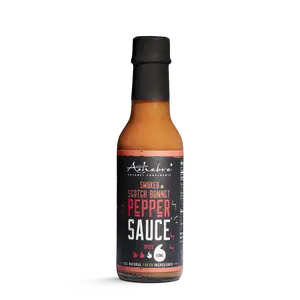 SPICY Smoked Scotch Bonnet Pepper Hot Sauce 5oz -  Award Winning Hot Sauce