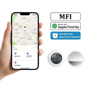 Tag Track Portable Anti-Loss Key Finder GPS Tracker Global Smart AirTag for Apple FindMy Real Time Tracking Device for iOS Devices Durable Multicolor MFI Certified