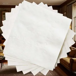 1000 Count White Beverage Napkins - 4.5 x 4.5 Folded 1-Ply Bulk - 9x9 Unfolded Cocktail Napkins - Disposable Restaurant Bar Napkins - Soft Party Napkins for Events