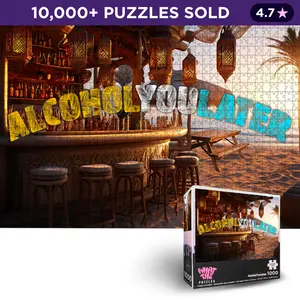 Alcohol-you-later | 1,000 Piece Jigsaw Puzzle for Adults