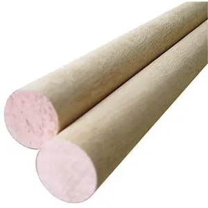 Alexandria Moulding 02521-R0036C1 1.5 x 36 in. Thunderbird Forest Poplar Dowels Hardwood Pink - pack of 2