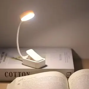 3-Color Adjustable Bedside Night Light with Flexible Neck, Battery-Powered Reading Lamp, Perfect for Bedside Use, Modern Nightstand Lamps
