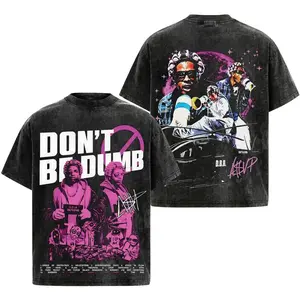 Asap “Don’t Be Dumb” Tour 2026 Premium Cotton T-Shirt, Flacko Fan Merch, Don’t Be Dumb Album Graphic Tee, Asap Mob Streetwear Shirt, Hip-Hop Aesthetic Tee, Gift for Rap Music Lovers. 55X